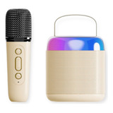 Caixinha Som Karaokê Infantil C/ Microfone Sem Fio Bluetooth