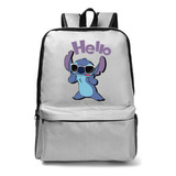 Mochila Escolar Stitch Hello Grande Meninas Infantil Color's