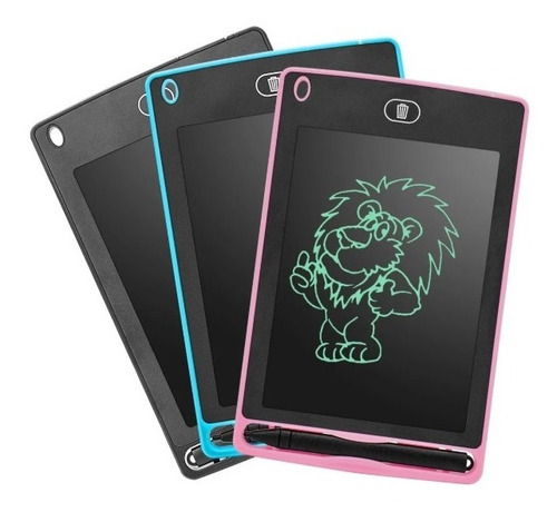 Lousa Digital 8.5 Pol Lcd Tablet Infantil Escrever E Desenho
