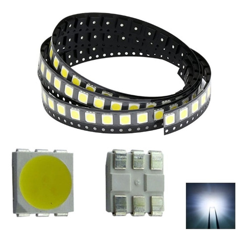 Chip Super Power Led Smd 5050 Branco Frio (10) Peças