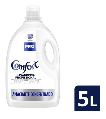 Amaciante Concentrado Comfort Perfect White 5l
