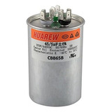 Huarew 455 Uf ± 6% 45/5 Mfd 370/440 Vca Cbb65 Condensador Re