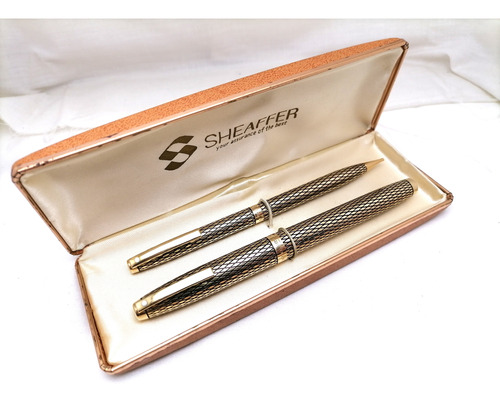 Sheaffer Imperial Sovereing Pluma Fuente Y Lapicero 14k Gf