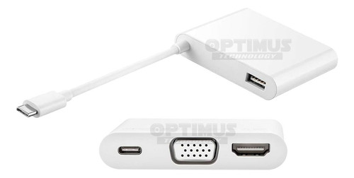 Adaptador Huawei Matedock 2 Usb Tipo-c A Hdmi Vga Usb