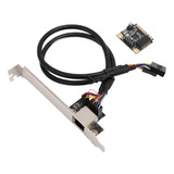 Adaptador Ethernet Pci Express Tarjeta De Red Pcie Con Cable