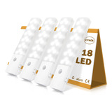 Luces Led Armario Sensor Movimiento Pegar Pilas 18 Led