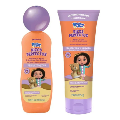 Kit Rizos Perfectos Shampoo+acondicionador Ricitos De Oro | MercadoLibre