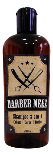 Barber Neez Shampoo 3em1 240ml