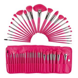 Set 24  Brochas The Pink Neon Beauty Creations Envio Gratis