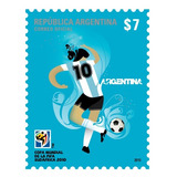 Campeonato Mundial De Fútbol 2010. Gj 3821. Argentina. Mint