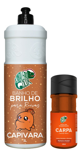 Banho De Brilho Capivara + Tonalizante Carpa Kamaleão