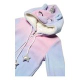 Pijama Mono Nena Invierno Unicornio Abrigo - Mini Promesse