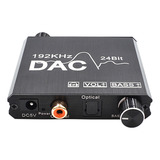 Convertidor De Audio Digital A Analógico 192 Khz 24 Bits Dac