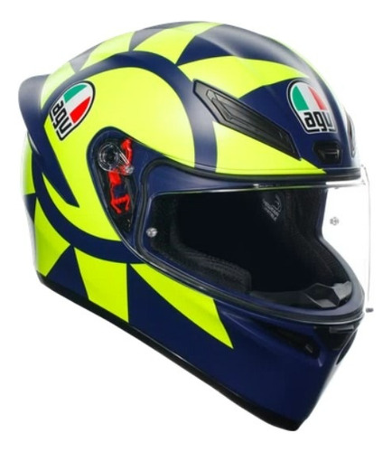 Casco Agv K1 S Soleluna 2018 Valentino Rossi 46