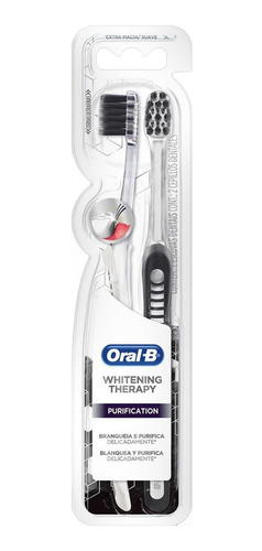 2 Cepillos Oral B Whitenning Blanquea Y Purificador Dental