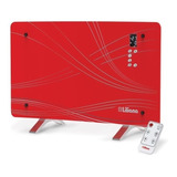 Calefactor Eléctrico  Panel Liliana Ppv510  Rojo Y Gris.