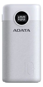 Power Bank Carga Rapida Dig Adata 10000 Mah Usb C Blanco