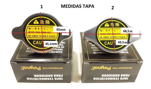 Tapa Radiador Para Honda Mitsubishi Hyundai Daewo Kia Nissan Foto 3