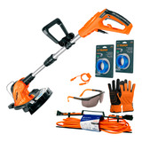 Kit De Desbrozadora De Césped Electrica 550w 127v Truper