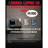 Cámara Gopro Kit Hero10 Black Edition 5.3k Negra