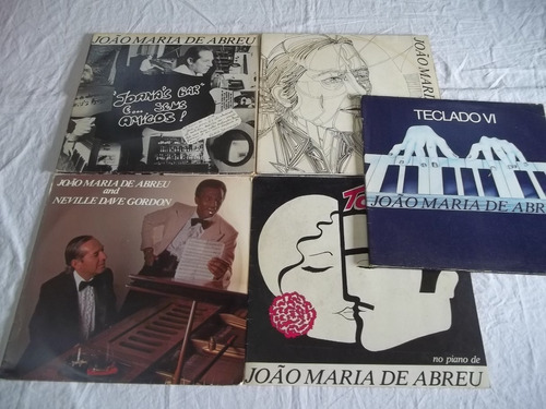 Lote Vinil Lp 5 Discos Joao Maria De Abreu