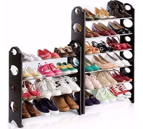 Rack Zapatera 10 Niveles 30 Pares Zapatos Organizador Mueble