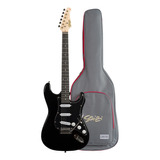 Guitarra Stratocaster Seizi Vintage Shinobi Sss Black Ph