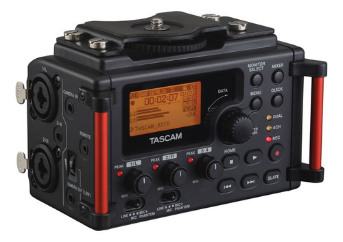 Gravador De Áudio Digital Para Câmera Dslr Tascam Dr60d Mkii
