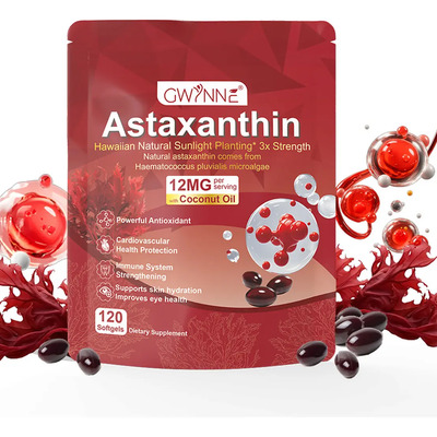Gwynne Astaxantina 12mg 120 Cápsulas Blandas Antioxidante,astaxantina Antioxidant From Fresh Haematococcus Pluvialis,apoya La Salud Ocular, Articular Y Cutánea | MercadoLibre