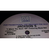 Jackson 5 Feat Black Rob I Want You Back Maxi Usa Promo 1998