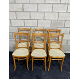 Antiguo Juego 6 Sillas Thonet Mod 94 C/ Sello S/ Originales