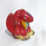 Miniatura Garudamon Digimon Pássaro Vermelho E Amarelo 4cm