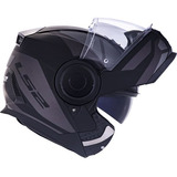 Capacete Ls2 Ff902 Scope Mask Titanium Preto Cinza Fosco