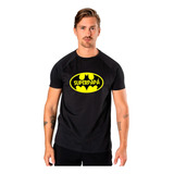 Polera Manga Corta Caballero Super Papa Batman