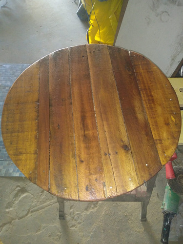 Tapa Para Mesa. Escudo  De 60 Cm  Palet  Tapa De Tambor. 