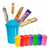 Golosinas Cumpleaños 002+vasos Surtido - 50 Chicos Lollipop