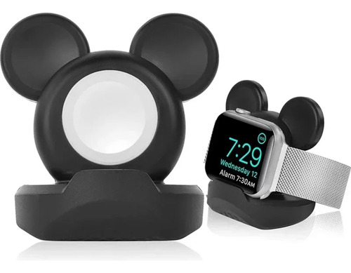 Dock Minnie Silicone Base Suporte Carregar Para Apple Watch