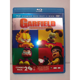 Garfield Blu-ray + Dvd Y La Fuerza De Las Mascotas Combo