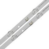 2 Tiras Con 6 Leds Tv 32  Sharp Lc-32q3170u Lc-32q3180u