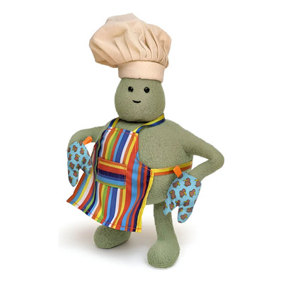 Muñeca De Peluche Suave De Cosplay The Tiny Chef Show, 28 Cm