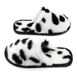 Pantufa Vaquinha Pelucia Chinelo Feminina Premium Conforto