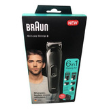 Braun Aparador 6 In1 Kit Masculino Sem Fio E Recarregável