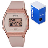 Reloj Casio Vintage Lw 204 Rosa Cronometro Sumergible 50m