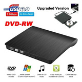 Unidad De Dvd Externa Usb 3.0 Slim Cd Dvd-rw Óptica