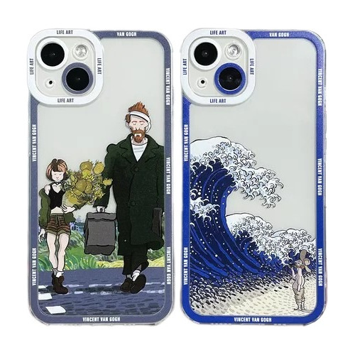 10pcs Cartoon Hot Selling Funda Transparente Para iPhone