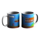 Juego Mario Bros Mugs Pocillos Personalizados Vasos Tazas  