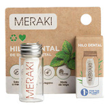 Hilo Dental Meraki Sustentable Biodegradable + Envase Vidrio