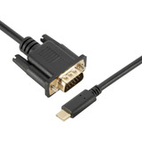 Cable Usb C A Vga Portátil Tipo C A Vga De 1,8 M Y 1080p