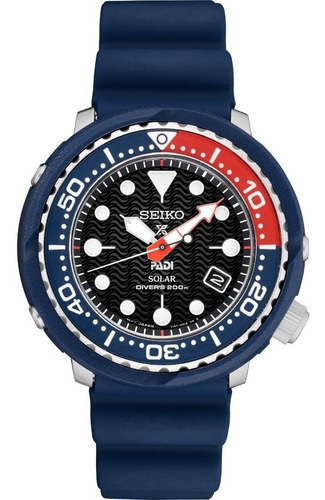Relógio Seiko Sne499 Solar Dive Tuna Azul Padi Prospex