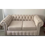 Sillón Chesterfield Dos Cuerpos 1.50cm X 90 De Alto 